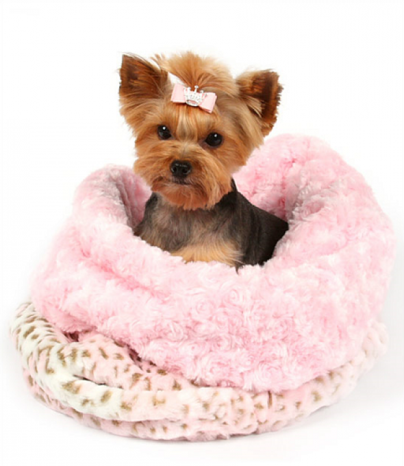 Cuddle Cup Susan Lanci Puppy Pink Curly