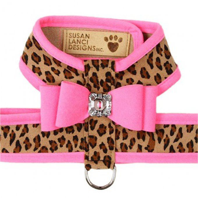 Harnais Susan Lanci Cheetah Perfect Pink